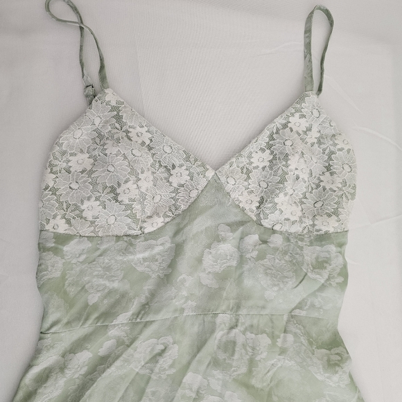 Cider Green Lace Floral Sweetheart Midi Dress NWT XS Cottagecore Spring Wedding - Picture 11 of 11